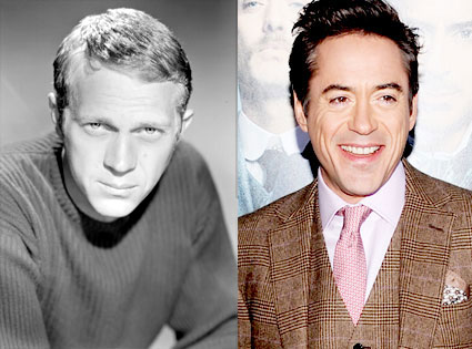 Steve McQueen, Robert Downey Jr. Steve McQueen, Robert Downey Jr.